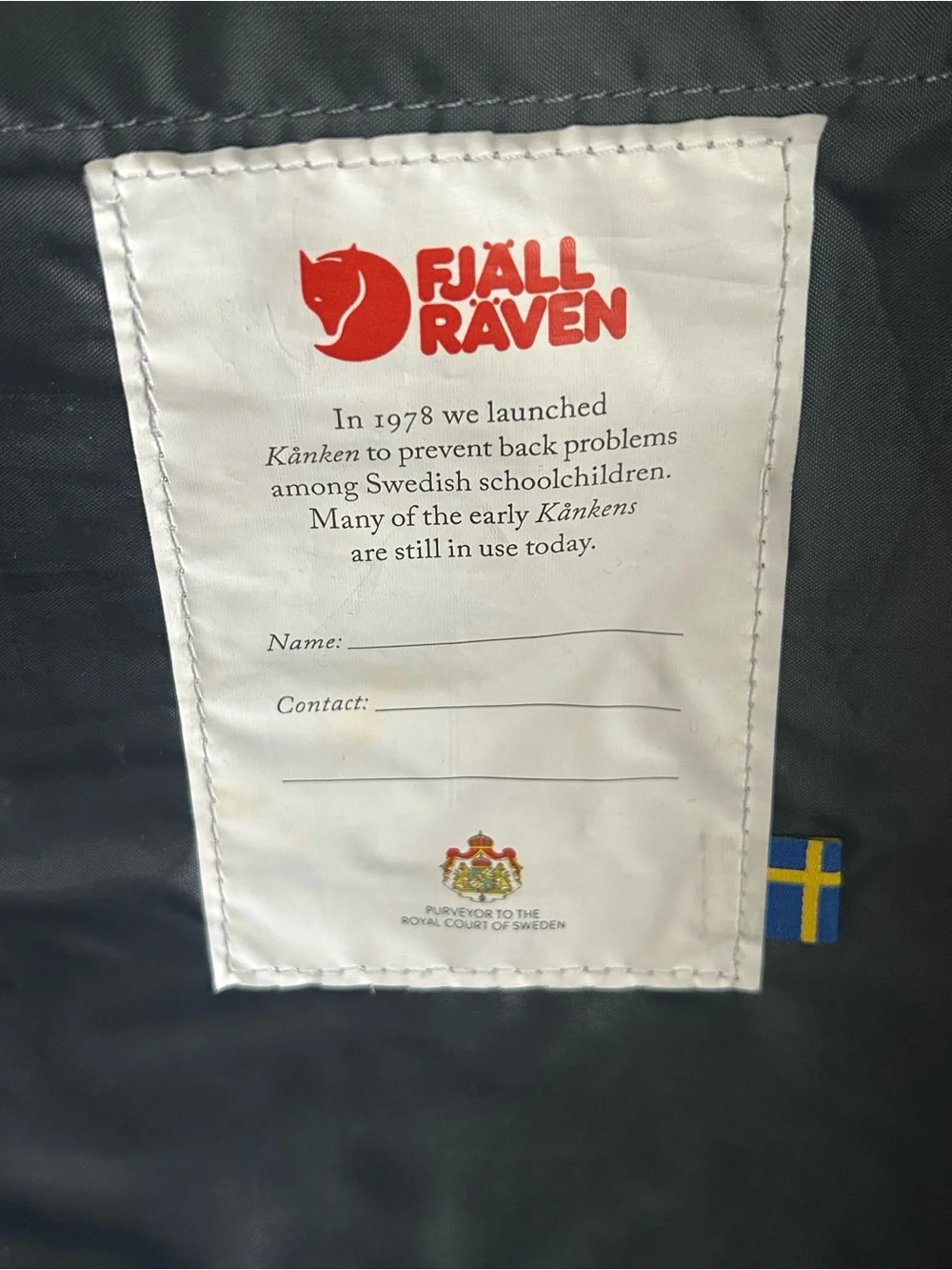 Kånken Navy Blue Backpack